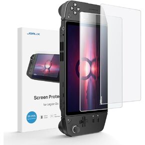 JSAUX 2-Pack Screen Protector for Legion Go, Anti Glare Screen Protector 9H Hardness Edge-to-Edge Scratch Resistant Matte Tempered Glass Compatible with Lenovo Legion Go