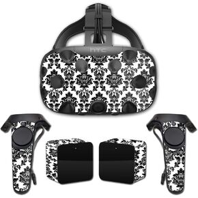 MightySkins Skin Compatible with HTC Vive Full Coverage - Vintage Damask | Protective, Durable, and Unique Vinyl Decal wrap Cover | Easy to Apply, Remove, and Change Styles | Made in The USA