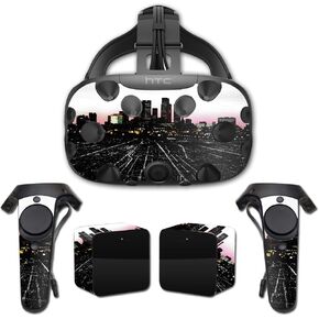 MightySkins Skin Compatible with HTC Vive Full Coverage - Urban Night | Protective, Durable, and Unique Vinyl Decal wrap Cover | Easy to Apply, Remove, and Change Styles | Made in The USA