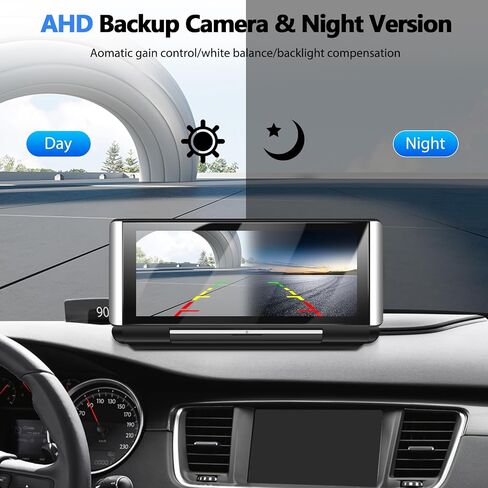 Newest Wireless Carplay Portable Car Stereo, 6.86-Inch Foldable Touchscreen with Android Auto, Mirror Link, Car Radio Receiver with FM Transmitter/Bluetooth Hansfree, AUX, Voice Control+Backup Camera in Saudi Arabia