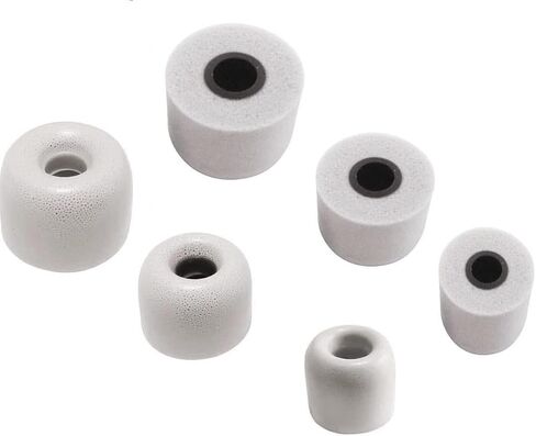 Memory Foam Ear Tips Noise Canceling Foam Eartips Ear Cap Replacement Ear Tip Compatible with KZ ZS10 Pro, Large Size 3 Pairs,Black 515 L in Saudi Arabia
