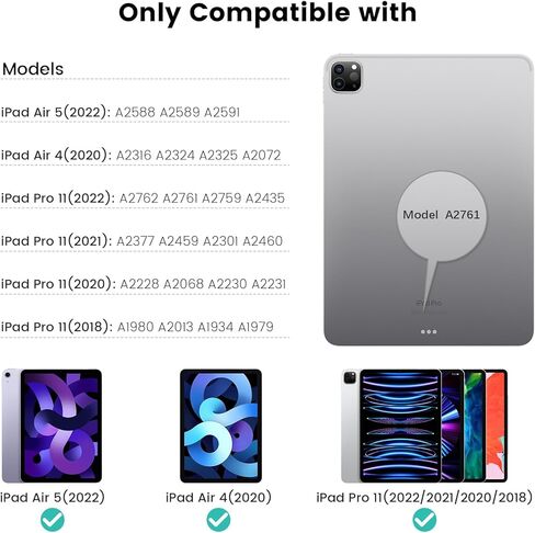 Nillkin Carry Go Backlit Keyboard Case for iPad Pro 12.9 (3rd/4th/5th/6th Generation) with Handle, Grey for iPad Air 13 inch M2 Detachable Keyboard with Trackpad,Kickstand,Great Typing,Function Row in Saudi Arabia