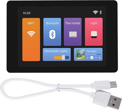 AITRIP 1PACK ESP32 Development Board WT32-SC01 with 3.5in 320 * 480 Based on ESP32-WROVER-B Multi-Touch LCD Screen with GUI Firmware 4MB SPI Flash/8MB PSRAM, WiFi, BT, BLE MCU Module for Arduino in Saudi Arabia