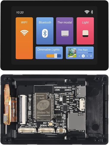 AITRIP 1PACK ESP32 Development Board WT32-SC01 with 3.5in 320 * 480 Based on ESP32-WROVER-B Multi-Touch LCD Screen with GUI Firmware 4MB SPI Flash/8MB PSRAM, WiFi, BT, BLE MCU Module for Arduino in Saudi Arabia