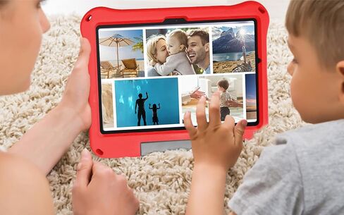 Riaour Samsung Galaxy Tab A9 Plus Case for Kids,Galaxy Tab A9 Plus Case.(SM-X210/X216/X218),Lightweight Shockproof Kids Friendly Cover with Handle Stand for Samsung Galaxy A9+ Tablet 2023,Green in Kuwait