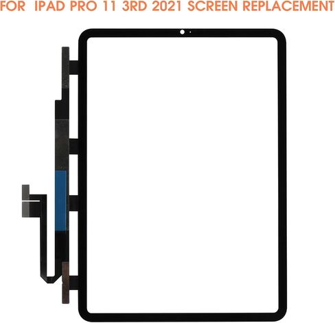 for iPad Pro 11 2021 Touch Screen Replacement for iPad Pro 11 3rd Digitizer A2301 A2459 A2460 Touchscreen Sensor Panel Glass with Repair Kits(Black,Not LCD Display) in Saudi Arabia