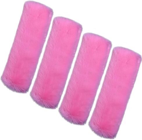 JXJKMMN 4-Pack Soft Plush Seatbelt Covers for Kids,Carseat Shoulder Padding Car Stroller Strap Cover Driving Protection Strap Cover Seat Belt Cushions Pads for Boys Girls (Black) in Saudi Arabia