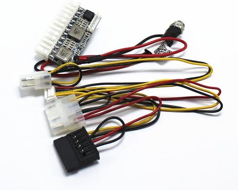 DC 12V 160W 24Pin for ATX Switch Pico PSU Car Auto Mini ITX High Power Supply Module ATX Power Switch Cable in Saudi Arabia