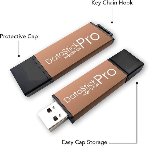 Centon Electronics DataStick Pro USB 2.0 Flash Drive, Portable USB Drive, Durable Casing, Versatile USB Stick, 8 GB Storage, Rose Gold Metallic in Kuwait