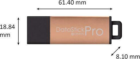 Centon Electronics DataStick Pro USB 2.0 Flash Drive, Portable USB Drive, Durable Casing, Versatile USB Stick, 8 GB Storage, Rose Gold Metallic in Kuwait