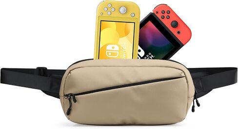 حقيبة Unipack المدمجة EDC Sling، حقيبة صغيرة مقاومة للماء محمولة لجهاز Nintendo Switch/Lite/OLED، حقيبة كتف خفيفة الوزن على الصدر، حقيبة منظم لتخزين حقائب التبديل مع طبقة حماية للشاشة in Saudi Arabia