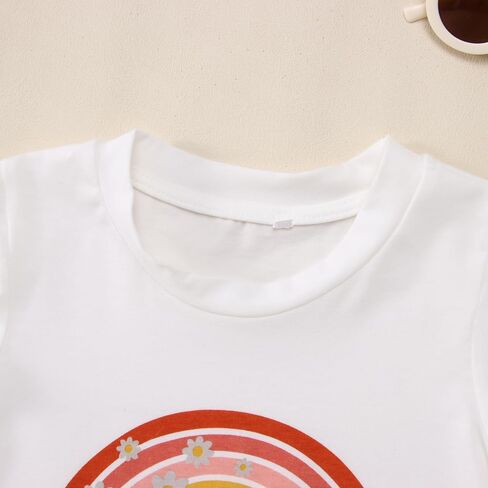 Ritatte Young Wild and Three Shirt Toddler Girl 3rd Birthday T-Shirt Kid Cute Flower 3 Year Old Birthday Party Tee Top Outfit in Saudi Arabia