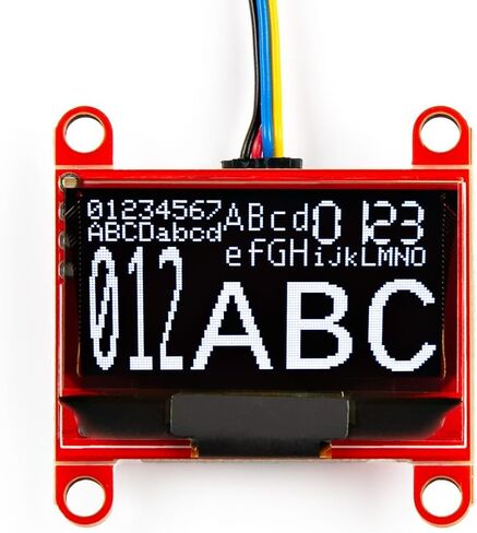 SparkFun Qwiic OLED - (1.3 بوصة، 128 × 64) موصلات Qwiic أفقية، جهد الإمداد: 3.0-3.3 فولت in Saudi Arabia