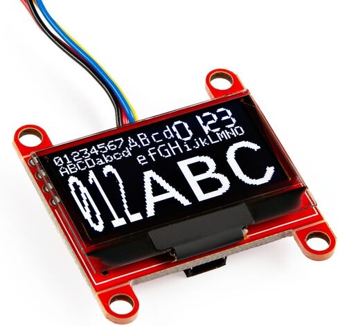 SparkFun Qwiic OLED - (1.3 بوصة، 128 × 64) موصلات Qwiic أفقية، جهد الإمداد: 3.0-3.3 فولت in Saudi Arabia
