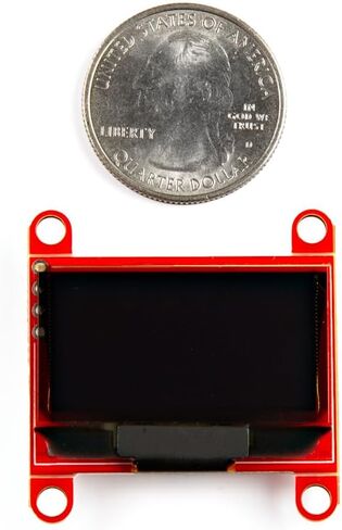 SparkFun Qwiic OLED - (1.3 بوصة، 128 × 64) موصلات Qwiic أفقية، جهد الإمداد: 3.0-3.3 فولت in Saudi Arabia