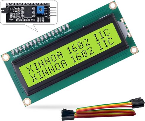 1602 وحدة عرض LCD مع محول واجهة تسلسلية IIC I2C LCM شاشة خلفية زرقاء AIP31066 وحدة تحكم 16X2 LCD لاردوينو، راسبيري بي، تينكر بورد، نانو بي، بانانا بي، stm32، مشروع DIY in Saudi Arabia