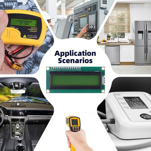 1602 وحدة عرض LCD مع محول واجهة تسلسلية IIC I2C LCM شاشة خلفية زرقاء AIP31066 وحدة تحكم 16X2 LCD لاردوينو، راسبيري بي، تينكر بورد، نانو بي، بانانا بي، stm32، مشروع DIY in Saudi Arabia