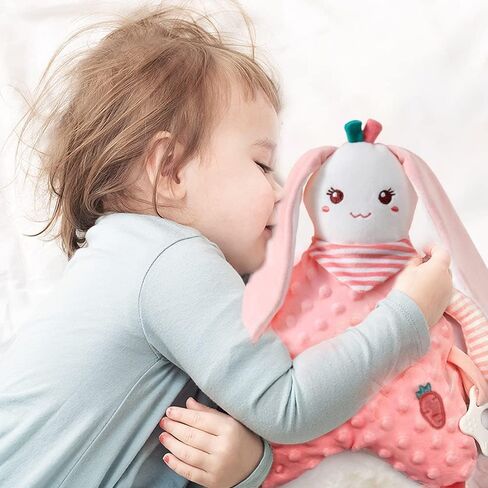 Plush Toys for Baby Newborns,Soothing Sensory Crinkle Toys with for Toddlers 1-3,Comfort Sleeping Toy Loveys for Babies Boys Girls 0-3-6-12-18-36 Months Easter in Saudi Arabia