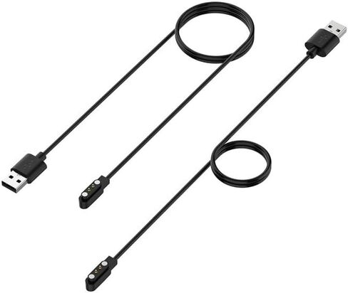 2Pack Compatible with Wyze Watch 47 Charger, Replacement for Letsfit, Very Fit Pro, VeryFitPro Skg Cubitt Yamay Willful SW023 ID205L Smart Watch Charger Magnetic 2 Pin Smartwatch Cables & Chargers in Saudi Arabia
