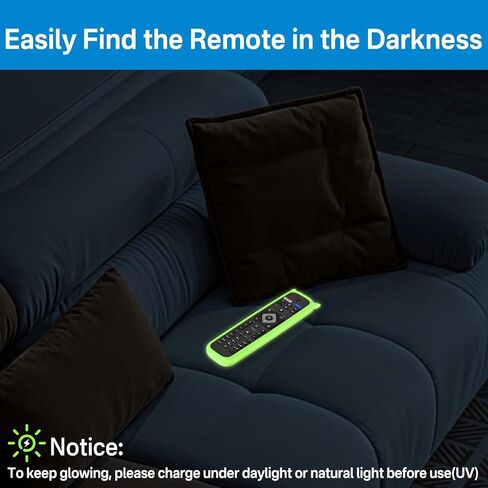 NH500UP Replace Remote Compatible with Philips Remote Control for Smart TV with Blue Glowing Cover for Philips TV Remote Replacement NH500U NH500UW NH503UP with Battery for Philips Smart TV Remote in Saudi Arabia