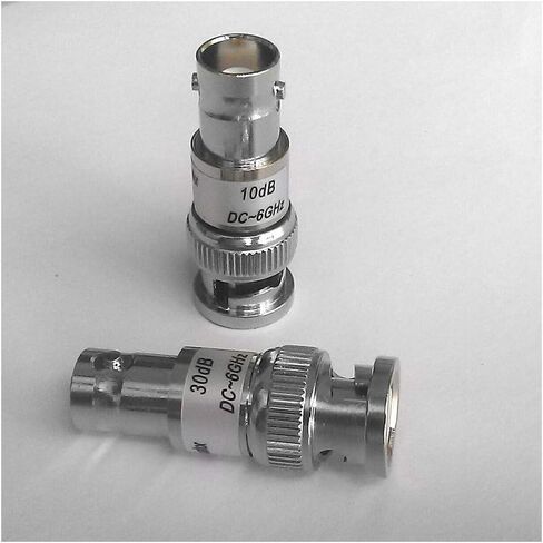 1 قطعة Q9/BNC نوع محوري ثابت المخفف موصل DC-6 جيجا هرتز 3 واط 50ohm 10 15 20 40dB in Saudi Arabia