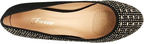 Forever Womens Low Wedge Heel Closed Toe Wedding Party Dress Sandals Shoes in Kuwait