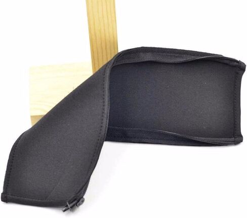 2Pcs Black Headphone Protector Zipper Headband for Audio Technica ATH MSR7 M20 M30 M40 M40X M50X SX1 Headphone Accessories,Earpads Headphones, Earbuds and Accessories in Saudi Arabia