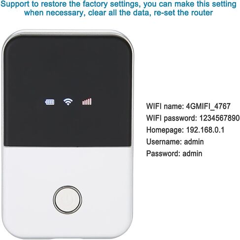 WiFi Box, Portable MF925 4G LTE Wireless Network Router WiFi Box Data Terminal Box WiFi Wireless Router Card for Home Office Travel in Saudi Arabia