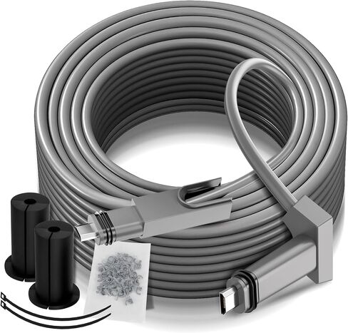 Starlink Cable 150FT for Starlink Rectangular Satellite V2 Replacement Cable, Starlink Internet Kit for Satellite Gen 2 Starlink Cable Extension Cord for Starlink Gen2 Cable-Gray (150FT) in Saudi Arabia