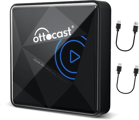 محول CarPlay اللاسلكي لجهاز iPhone - إصدار OTTOCAST U2-AIR Pro 2024 محول Apple CarPlay اللاسلكي سلكي إلى لاسلكي، CarPlay اللاسلكي لسيارة CarPlay السلكية in Kuwait