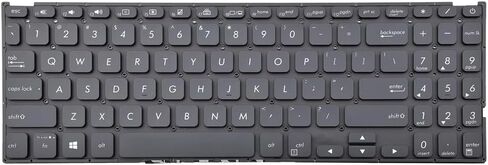 New Replacement Keyboard Compatible with Asus Vivobook 15 F512 F512DA F512JA F512FA F512UA, Vivobook X512 X512FA X512DA X512JA X512UA with Backlit without Frame in Saudi Arabia