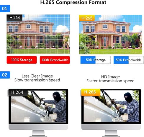 عدسة بزاوية واسعة 4 ميجابكسل 2.8 ملم 1440 بيكسل IP رصاصة كاميرا مراقبة ملونة للرؤية الليلية PoE مع ميكروفون (صوت)، 24/7 إضاءة LED مزدوجة ذكية طوال الوقت، مقاومة للطقس IP66 متوافقة مع NVR/RTSP in Saudi Arabia
