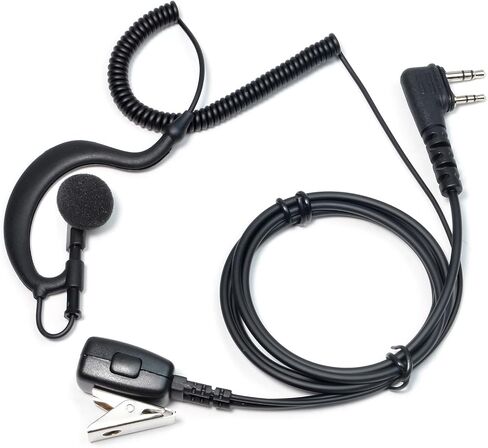 TWAYRDIO Walkie Talkie Earpiece Two Way Radio Headset with Mic Microphone and G Shape Ear Hook for ICOM ID-51A ID-51 ID-31A ID-52A VHF/UHF Digital Transceiver IC-A25N IC-A25C VHF Airband Transceiver in Saudi Arabia