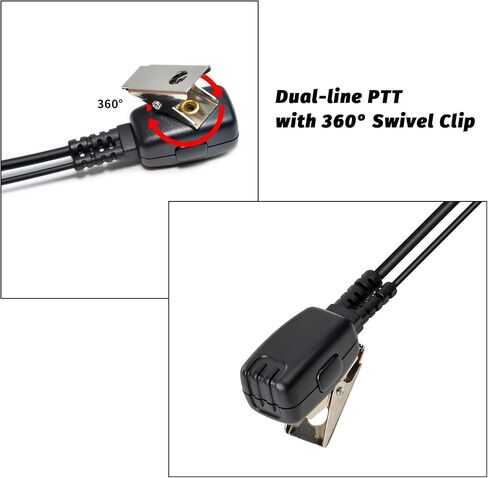 TWAYRDIO Walkie Talkie Earpiece Two Way Radio Headset with Mic Microphone and G Shape Ear Hook for ICOM ID-51A ID-51 ID-31A ID-52A VHF/UHF Digital Transceiver IC-A25N IC-A25C VHF Airband Transceiver in Saudi Arabia