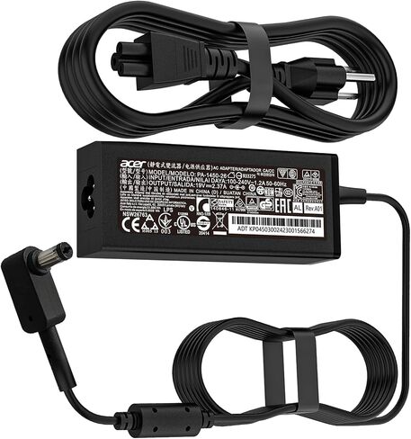 19V 2.37A 45W 5.5 * 1.7mm AC Charger Fit for Acer Aspire 3 A314-31 A315-21G A315-31 ES1-111 ES1-111M ES1-131 ES1-332 ES1-421 ES1-431 ES1-512 ES1-521 ES1-531 E3-111 E3-112 E5-411 Laptop Power Supply in Saudi Arabia