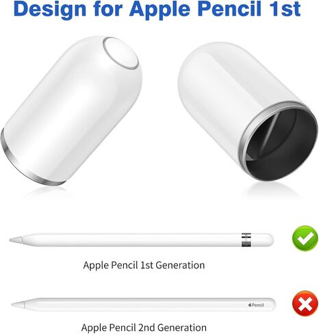 iMangoo for Apple Pencil 1st Generation Cap Magnetic Replacement Cover+3 Pack Anti Lost Silicone Protective Strap Cap Holder Keeper for iPencil Gen 1 Stylus Pen Top Accessories (Pink, Green, Purple) in Saudi Arabia