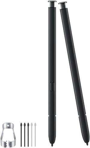 2PCS Galaxy S22 Ultra Pen for Samsung Galaxy S22 Ultra 5G S Pen Touch Screen Stylus Pen Replacement for Samsung Galaxy S22 Ultra NO Bluetooth (Black) in Saudi Arabia