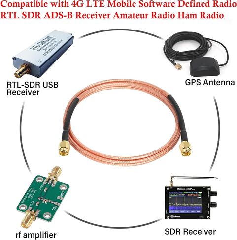 XRDS -RF SMA ذكر إلى SMA كابل ذكر 1FT، كابل SMA RG316 كابل محوري SMA كابل هوائي تمديد (2 قطعة) in Saudi Arabia