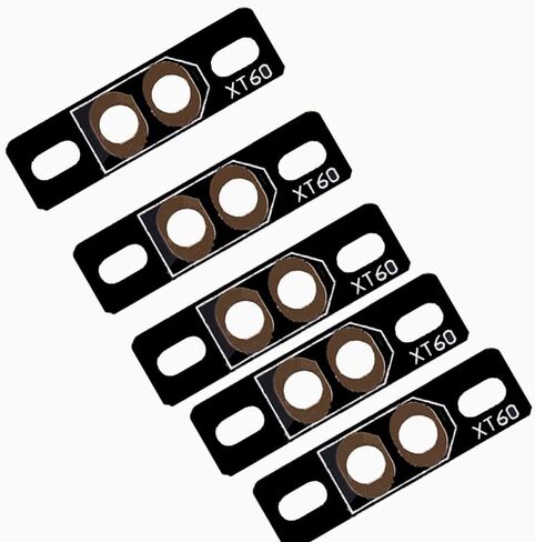 5 قطعة PCB لوحة لحام لوحة مقعد ثابت موصل حامل جبل ل XT30 XT60 XT90 لتقوم بها بنفسك FPV مولتيكوبتر سباق بدون طيار 250 (XT30 PCB) in Kuwait