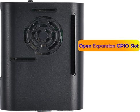 حافظة لـ Raspberry Pi 5، وPi 5 مع مروحة تبريد PWM ومبدد حرارة Raspberry Pi 5 لـ Raspberry Pi 5 (مع مروحة PWM مقاس 30 مم) in Kuwait