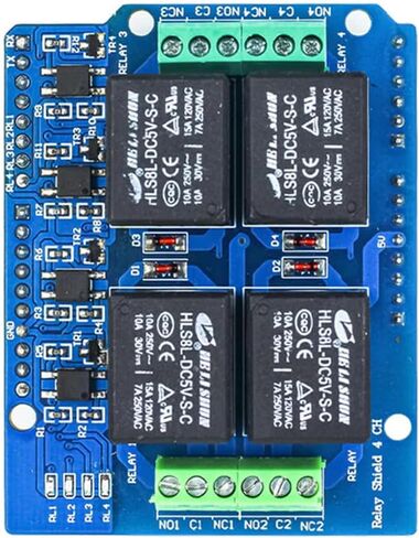 مكونات SB Ardi Relay HAT لـ UNO R3 Development Board Relay Shield لتوسيع Arduino Uno وMega وArdiPi وArdi32 in Kuwait
