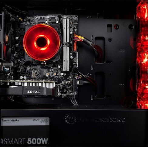 كمبيوتر Skytech Gaming Chronos للألعاب، Ryzen 5 7600X 4.7 جيجا هرتز، RTX 4070 Ti، 1 تيرابايت NVME، 32 جيجابايت DDR5 RAM RGB، 850 واط Gold PSU Wi-Fi، Win 11 Home، لوحة مفاتيح RGB وماوس RGB متضمن in Kuwait