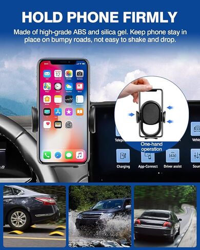 حامل هاتف السيارة Autorder لـ 2020-2024 Volkswagen ID.4 VW ID4 ملحقات الهاتف جبل شاشة 12 بوصة للهاتف الخلوي حاملات السيارات بدون استخدام اليدين دوران 360 درجة in Saudi Arabia
