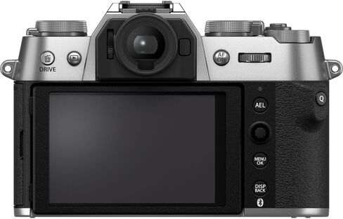 كاميرا Fujifilm X-T50 الرقمية بدون مرآة XC15-45mmF3.5-5.6 مجموعة عدسات OIS PZ مع بطاقة ذاكرة SF-M Tough UHS-II سعة 64 جيجابايت + مجموعة مرشح + مجموعة تنظيف + حقيبة كامارا + المزيد من الملحقات - فضي in Saudi Arabia