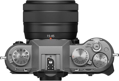 كاميرا Fujifilm X-T50 الرقمية بدون مرآة XC15-45mmF3.5-5.6 مجموعة عدسات OIS PZ مع بطاقة ذاكرة SF-M Tough UHS-II سعة 64 جيجابايت + مجموعة مرشح + مجموعة تنظيف + حقيبة كامارا + المزيد من الملحقات - فضي in Saudi Arabia