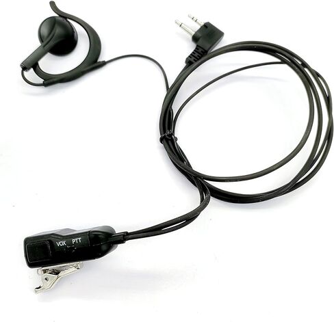 Walkie Talkie Earpiece with Mic PTT/VOX, G Shaped 2 Pin Headset for Midland Series LXT80, LXT100, LXT480, XT14 LXT500VP3 LXT600VP3 GXT1000VP4 GXT1050VP4 GXT1000XB LXT500 LXT600 GXT1000 GXT1050 in Saudi Arabia