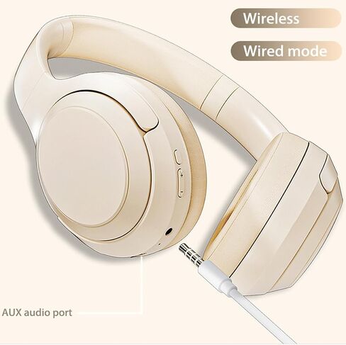 Over Ear Kids Bluetooth Headphones, Colorful LED Lights Headphones with Built-in Mic, Wired & Wireless Lightweight Foldable HiFi Stereo Headset for Classroom, Home, Gift, Tablet, Adult, Game(Blue) in Kuwait
