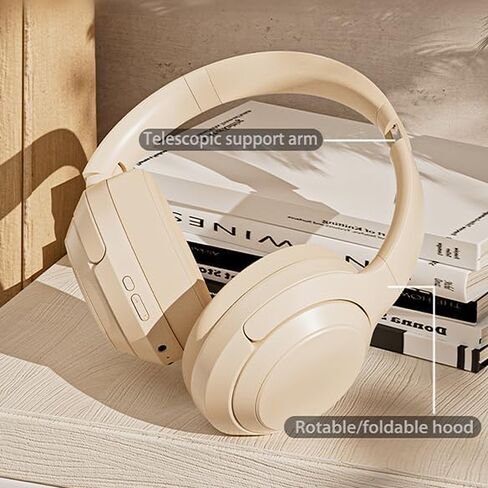 Over Ear Kids Bluetooth Headphones, Colorful LED Lights Headphones with Built-in Mic, Wired & Wireless Lightweight Foldable HiFi Stereo Headset for Classroom, Home, Gift, Tablet, Adult, Game(Blue) in Kuwait