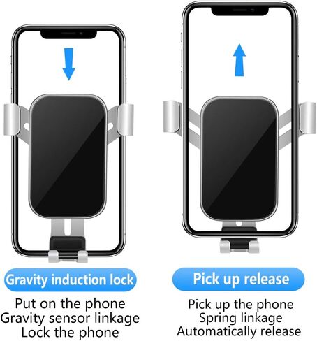 LUNQIN Car Phone Holder for Ford F-150 F150 2015 2016 2017 2018 2019 2020 Truck Auto Interior Accessories Best Cell Phones Mount Cellphone Mobile Cradle Charging Navigation Bracket Air Vent Accessory in Kuwait