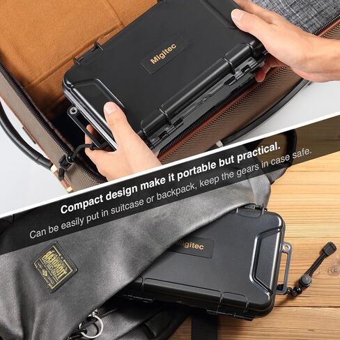 Waterproof Hard Carrying Case Compatible with Insta360 Flow Pro/Flow Gimbal Stabilizer, Portable Travel Case Holds Creator Combo and Accessories in Saudi Arabia